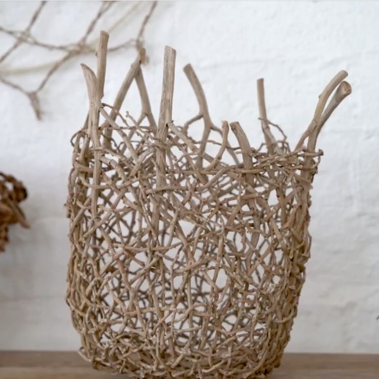 Random Weave Basket + Online Tutorial Weaving Nature